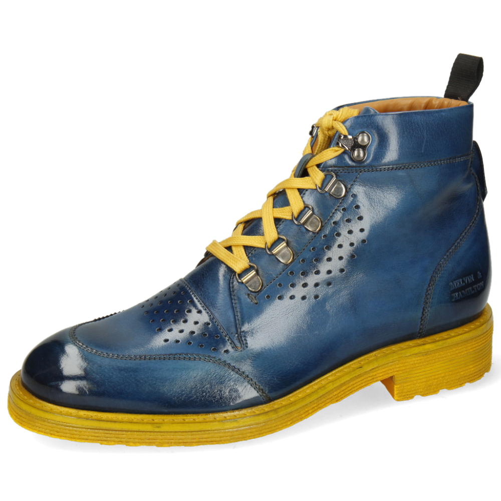 Ankle Boots | Men Melvin Hamilton Trevor 5 Blue - Gordon Gibis